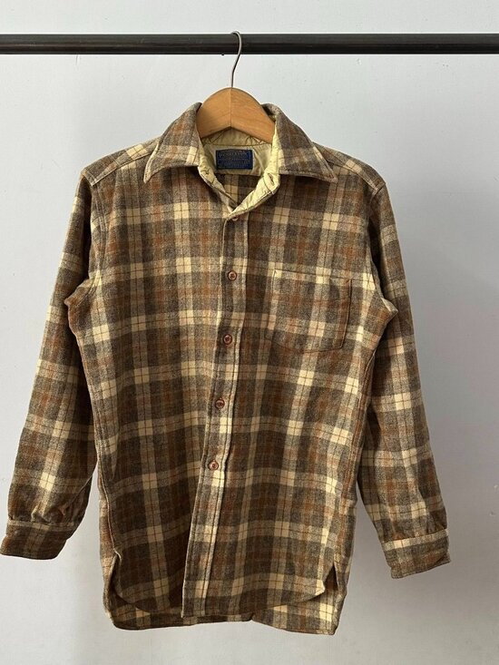 Other - Pendleton Vintage Plaid Wool Flannel Shirt